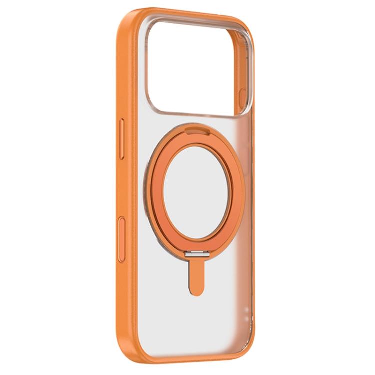 Ốp lưng hỗn hợp PC TPU MagSafe ZGA Feitian có giá đỡ xoay 360 độ, dành cho iPhone 17 Pro, iPhone 17 Pro Max