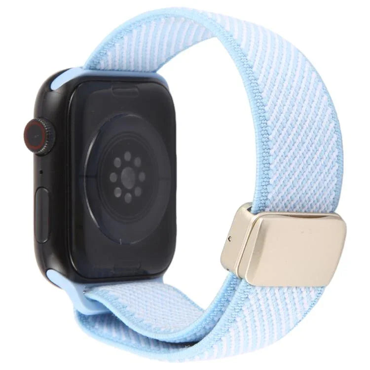 Dây đồng hồ khóa nam châm nylon đàn hồi hai màu Twill, Dành cho Apple Watch 46mm / 49mm / 45mm / 44mm, Dành cho Apple Watch 42mm / 41mm / 40mm / 38mm