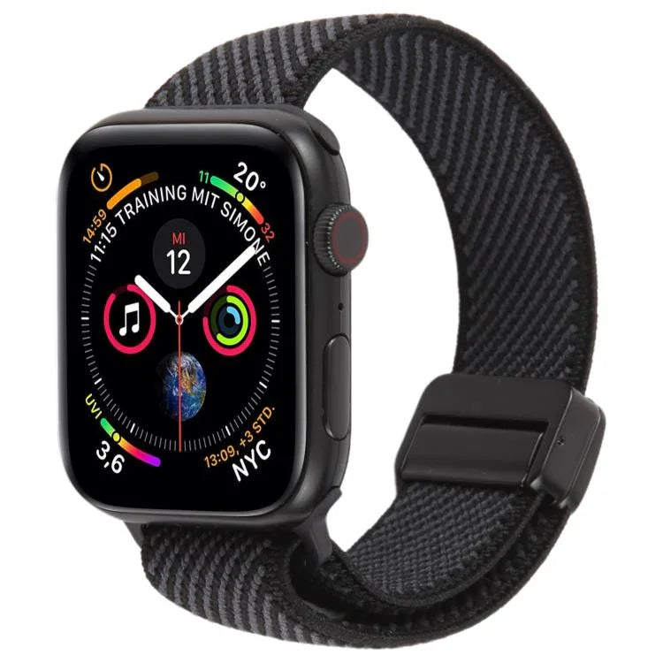 Dây đồng hồ khóa nam châm nylon đàn hồi hai màu Twill, Dành cho Apple Watch 46mm / 49mm / 45mm / 44mm, Dành cho Apple Watch 42mm / 41mm / 40mm / 38mm