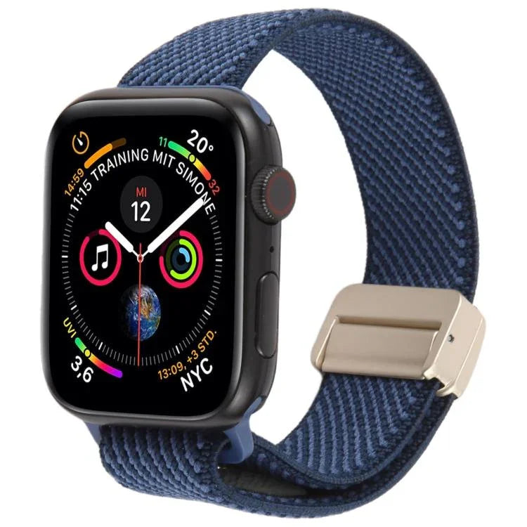 Dây đồng hồ khóa nam châm nylon đàn hồi hai màu Twill, Dành cho Apple Watch 46mm / 49mm / 45mm / 44mm, Dành cho Apple Watch 42mm / 41mm / 40mm / 38mm