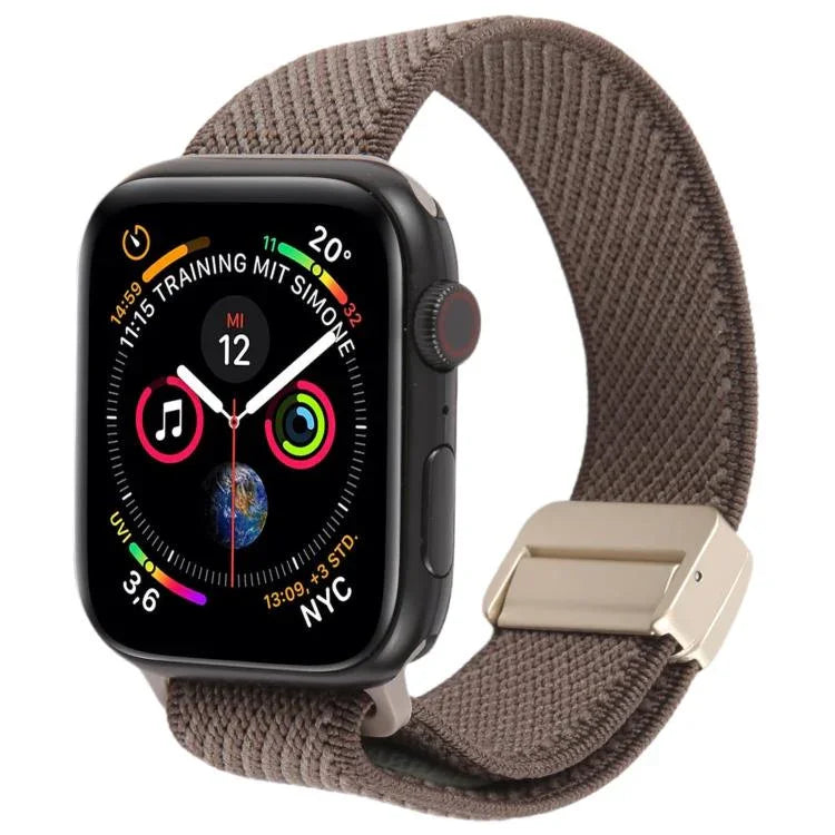 Dây đồng hồ khóa nam châm nylon đàn hồi hai màu Twill, Dành cho Apple Watch 46mm / 49mm / 45mm / 44mm, Dành cho Apple Watch 42mm / 41mm / 40mm / 38mm