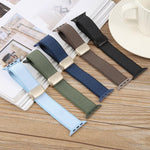 Dây đồng hồ khóa nam châm nylon đàn hồi hai màu Twill, Dành cho Apple Watch 46mm / 49mm / 45mm / 44mm, Dành cho Apple Watch 42mm / 41mm / 40mm / 38mm
