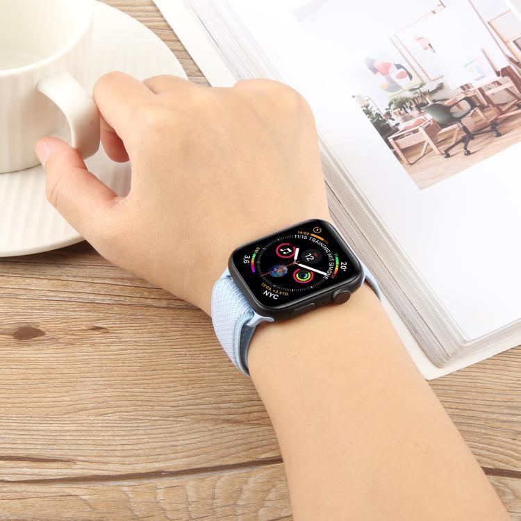Dây đồng hồ khóa nam châm nylon đàn hồi hai màu Twill, Dành cho Apple Watch 46mm / 49mm / 45mm / 44mm, Dành cho Apple Watch 42mm / 41mm / 40mm / 38mm
