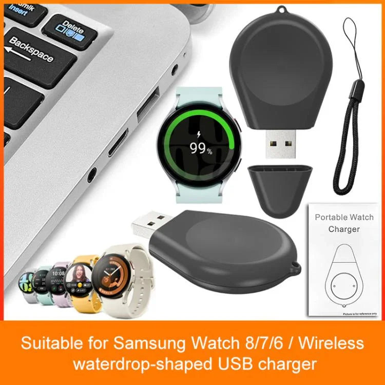 Sạc Không Dây Đồng Hồ Thông Minh Giao Diện USB xDfind Kèm Dây Đeo, Dành Cho Samsung Galaxy Watch 8/7/6/5/4