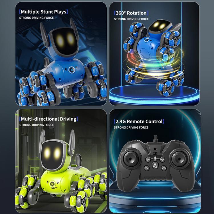 JJR/C Q200 Chó robot điều khiển từ xa đa chức năng tám bánh nhỏ