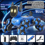 JJR/C Q200 Chó robot điều khiển từ xa đa chức năng tám bánh nhỏ kèm đồng hồ RC