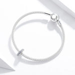 Mặt dây chuyền bạc S925 hạt zircon mùa đông lấp lánh trang sức làm vòng tay dây chuyền, Lấp lánh mùa đông