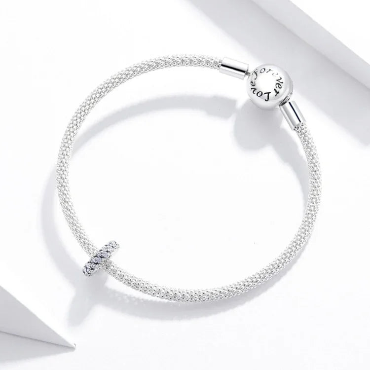 Mặt dây chuyền bạc S925 hạt zircon mùa đông lấp lánh trang sức làm vòng tay dây chuyền, Lấp lánh mùa đông