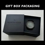 Đồng hồ thể thao chống nước ngoài trời NORTH EDGE TANK 3 cho nam hỗ trợ đếm bước chân và la bàn
