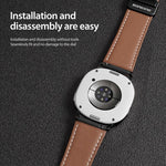 Dây Đồng Hồ Da Thật Khóa Nam Châm DUX DUCIS YA Series, Dành Cho Samsung Galaxy Watch8 / Watch8 Classic