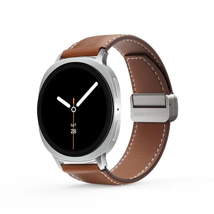 Dây Đồng Hồ Da Thật Khóa Nam Châm DUX DUCIS YA Series, Dành Cho Samsung Galaxy Watch8 / Watch8 Classic