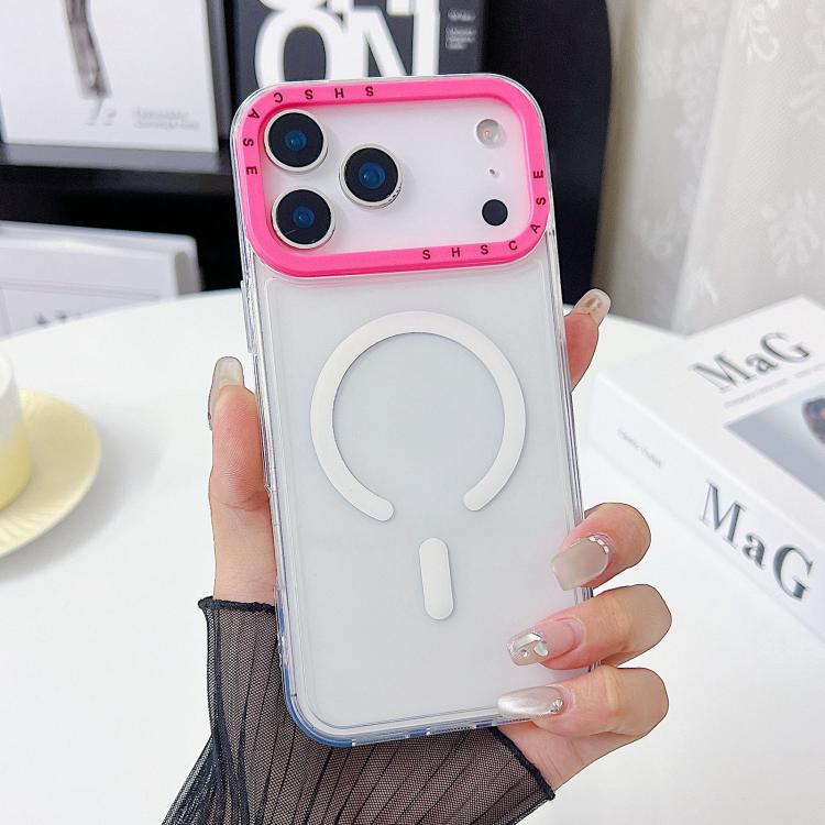 Ốp lưng điện thoại TPU trong suốt viền khung ống kính tương phản màu, dành cho iPhone 17 Pro Max, iPhone 17 Pro
