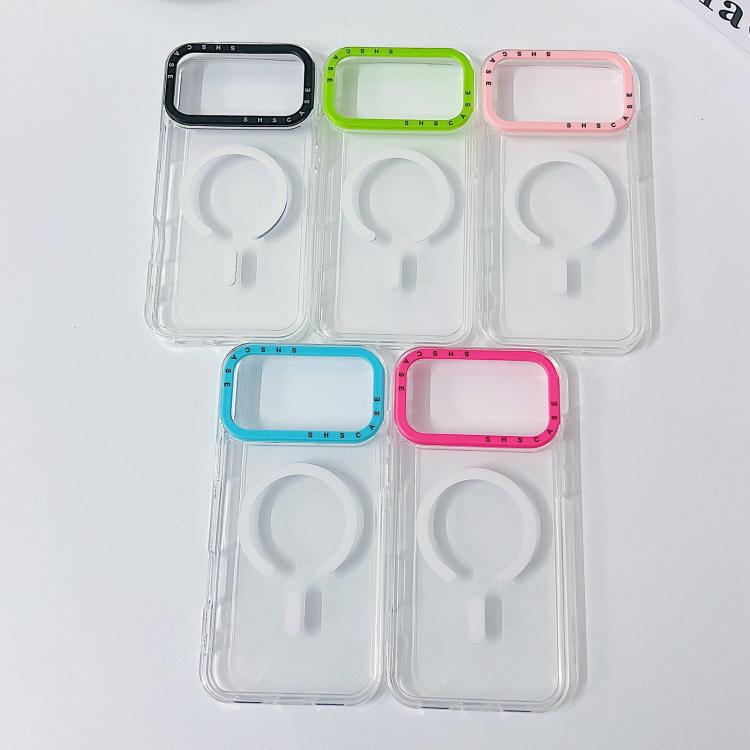 Ốp lưng điện thoại TPU trong suốt viền khung ống kính tương phản màu, dành cho iPhone 17 Pro Max, iPhone 17 Pro