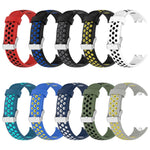 xDfind Metal Plug Two Color Silicone Watch Band, For Xiaomi Smart Band 10 / 9 / 8