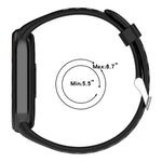 xDfind Metal Plug Two Color Silicone Watch Band, For Xiaomi Smart Band 10 / 9 / 8