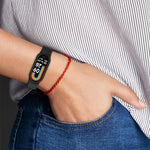 xDfind Metal Plug Two Color Silicone Watch Band, For Xiaomi Smart Band 10 / 9 / 8