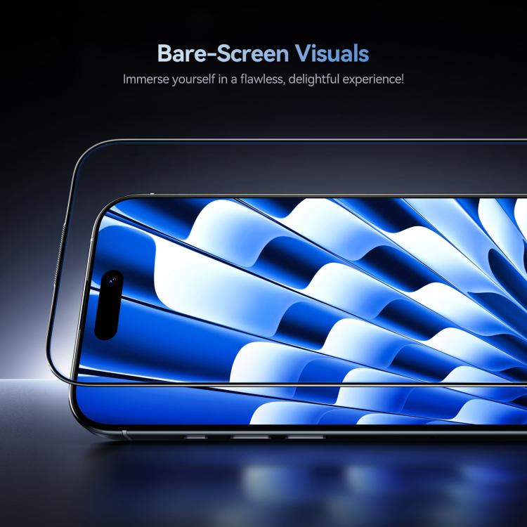 Miếng dán kính cường lực chống trầy 2.5D full màn hình HD JOYROOM Knight Series, dành cho iPhone 17 Pro Max, iPhone 17 Pro, iPhone 17, iPhone Air, iPhone 16 Pro Max, iPhone 16 Pro, iPhone 16 Plus, iPhone 16