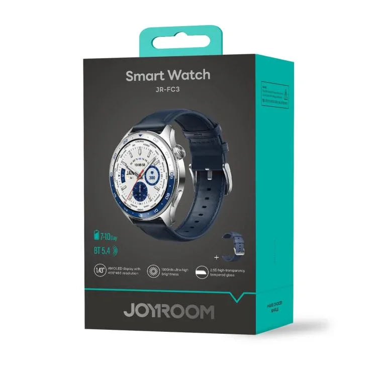 Đồng hồ thông minh JOYROOM Classic Series JR-FC3 gọi Bluetooth Hỗ trợ đo nhịp tim
