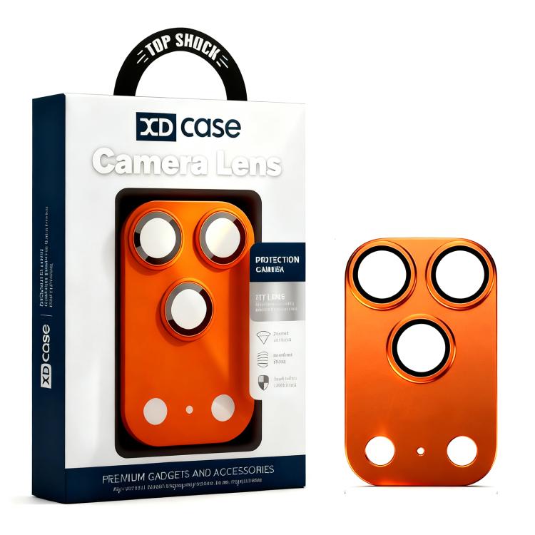 Miếng dán vòng kim loại mờ bảo vệ ống kính camera toàn diện XDcase Armor, dành cho iPhone 17 Pro Max, iPhone 17 Pro