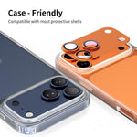 Miếng dán vòng kim loại mờ bảo vệ ống kính camera toàn diện XDcase Armor, dành cho iPhone 17 Pro Max, iPhone 17 Pro