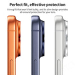 Miếng dán vòng kim loại mờ bảo vệ ống kính camera toàn diện XDcase Armor, dành cho iPhone 17 Pro Max, iPhone 17 Pro