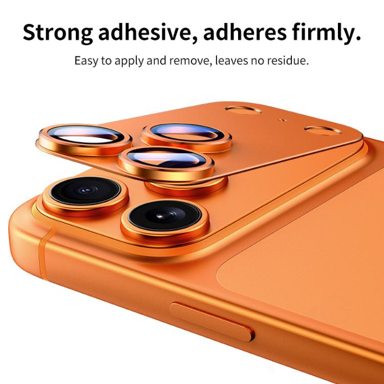 Miếng dán vòng kim loại mờ bảo vệ ống kính camera toàn diện XDcase Armor, dành cho iPhone 17 Pro Max, iPhone 17 Pro