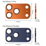 Miếng dán vòng kim loại mờ bảo vệ ống kính camera toàn diện XDcase Armor, dành cho iPhone 17 Pro Max, iPhone 17 Pro