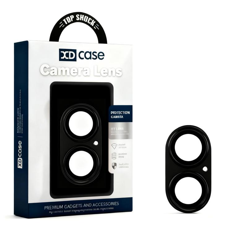Miếng dán vòng kim loại mờ bảo vệ ống kính camera toàn diện XDcase Armor, dành cho iPhone 17