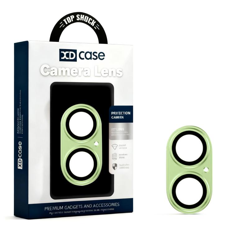 Miếng dán vòng kim loại mờ bảo vệ ống kính camera toàn diện XDcase Armor, dành cho iPhone 17