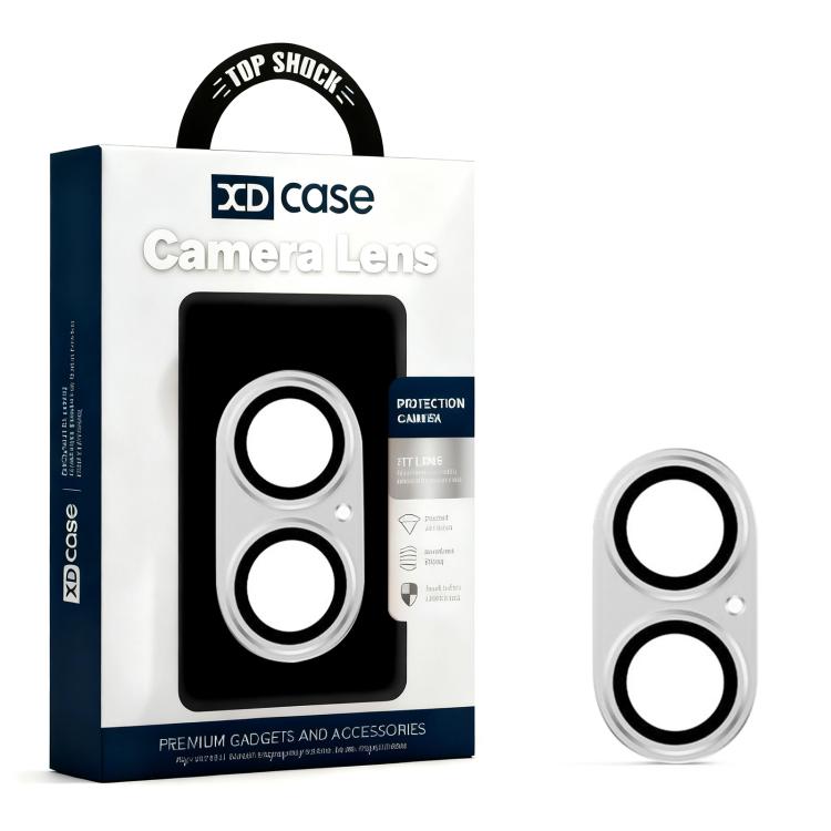 Miếng dán vòng kim loại mờ bảo vệ ống kính camera toàn diện XDcase Armor, dành cho iPhone 17