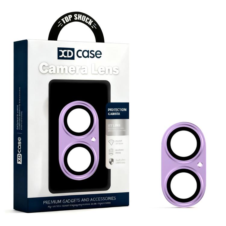 Miếng dán vòng kim loại mờ bảo vệ ống kính camera toàn diện XDcase Armor, dành cho iPhone 17