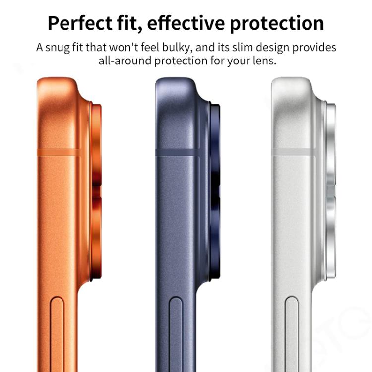 Miếng dán vòng kim loại mờ bảo vệ ống kính camera toàn diện XDcase Armor, dành cho iPhone 17