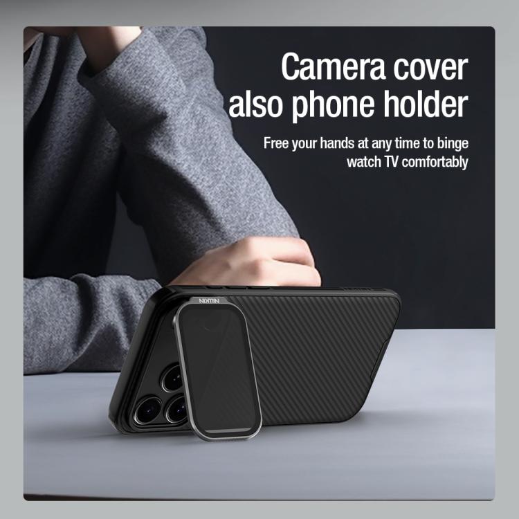 Ốp lưng điện thoại NILLKIN CamShield Prop Texture trong suốt có nam châm MagSafe PC, dành cho iPhone 17 Pro Max, iPhone 17 Pro