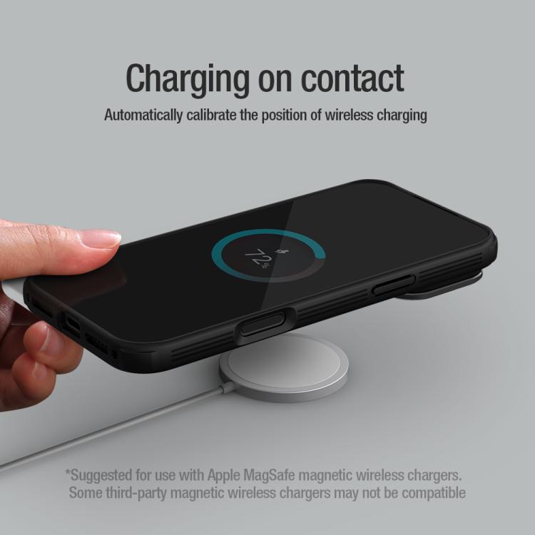 Ốp lưng điện thoại NILLKIN CamShield Prop Texture trong suốt có nam châm MagSafe PC, dành cho iPhone 17 Pro Max, iPhone 17 Pro