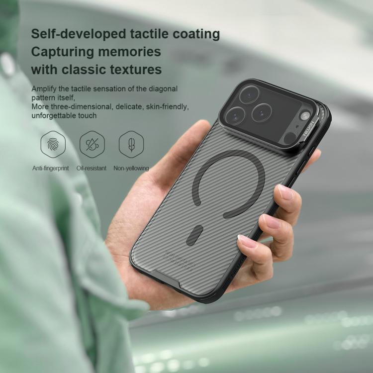Ốp lưng điện thoại NILLKIN CamShield Prop trong suốt có nam châm MagSafe PC bán trong suốt, dành cho iPhone 17 Pro Max, iPhone 17 Pro