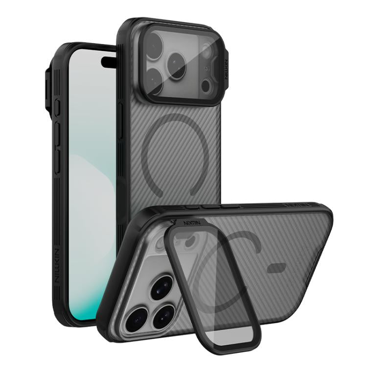 Ốp lưng điện thoại NILLKIN CamShield Prop trong suốt có nam châm MagSafe PC bán trong suốt, dành cho iPhone 17 Pro Max, iPhone 17 Pro