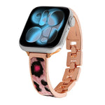Dây đồng hồ hợp kim vòng tay họa tiết báo, Dành cho Apple Watch 46mm / 49mm / 45mm / 44mm, Dành cho Apple Watch 42mm / 41mm / 40mm / 38mm