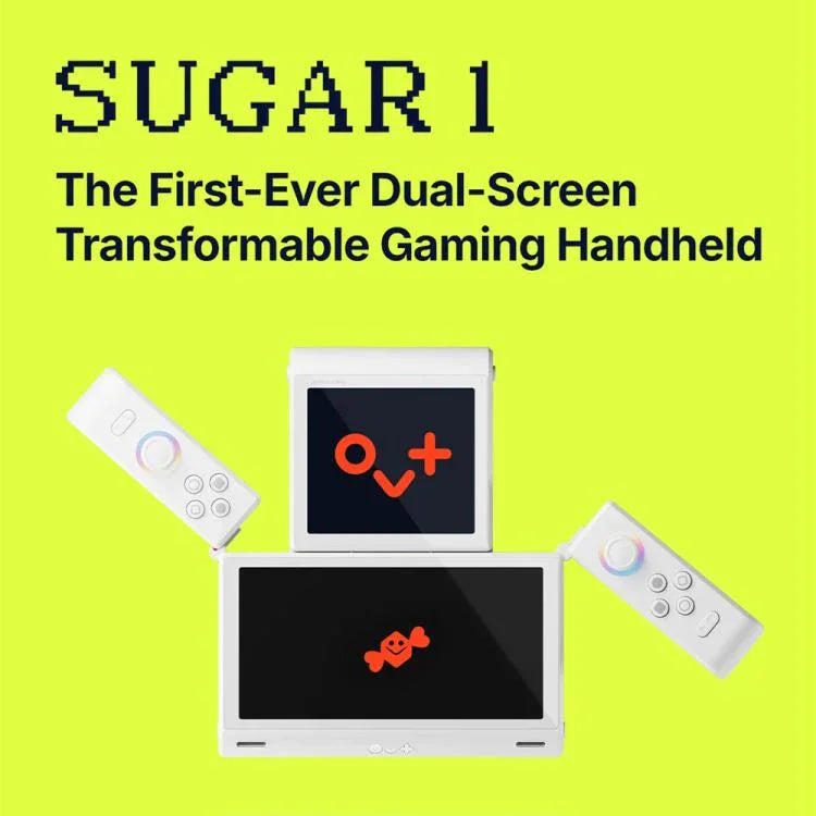 Máy chơi game cầm tay màn hình kép ONE-NETBOOK Sugar 1, Android 14 Snapdragon G3 Gen3, 16GB+512GB