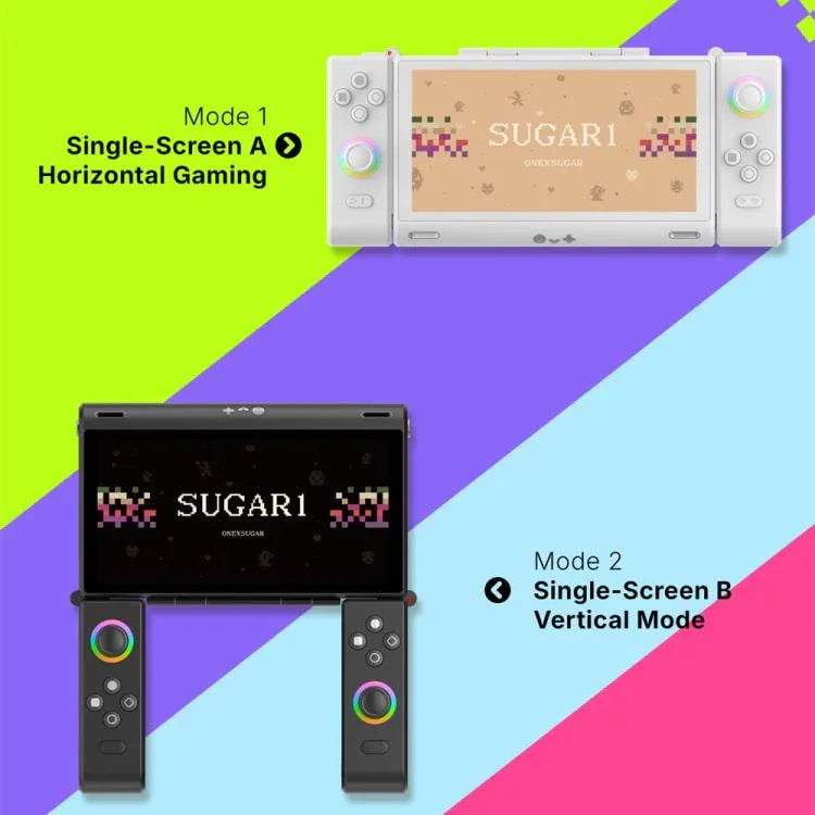 Máy chơi game cầm tay màn hình kép ONE-NETBOOK Sugar 1, Android 14 Snapdragon G3 Gen3, 16GB+512GB