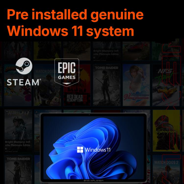 Máy chơi game cầm tay ONE-NETBOOK OneXPlayer X1 Air 10.95 inch, Windows 11 Intel Core Ultra 5 228V, 32GB+512GB, 32GB+1TB