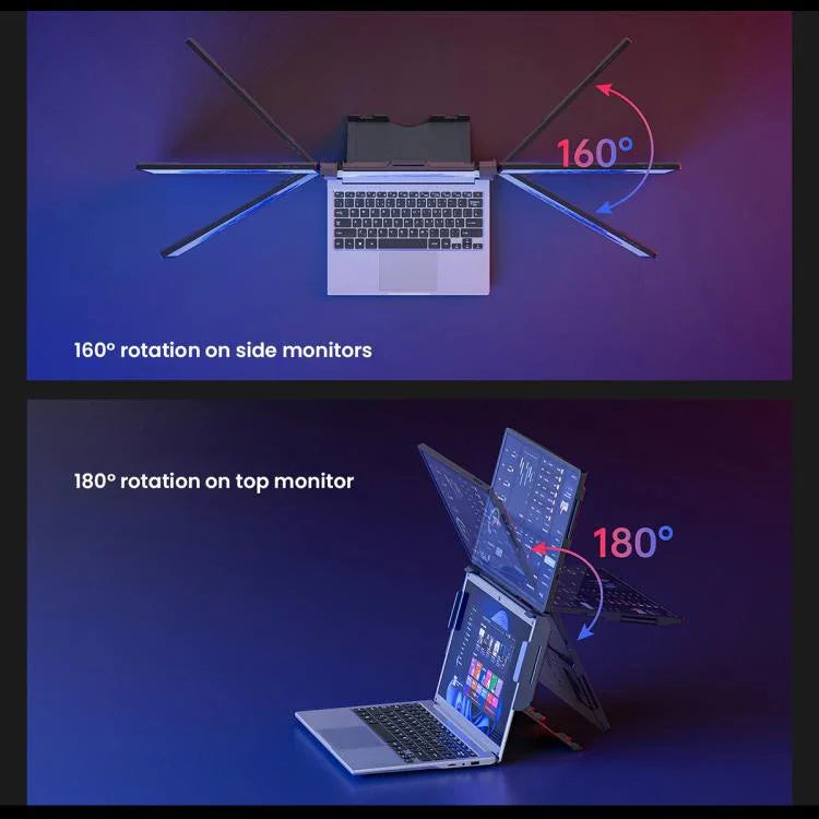 Màn hình mở rộng hai màn hình di động Leo 14 14 inch, phích cắm Mỹ, Anh, EU