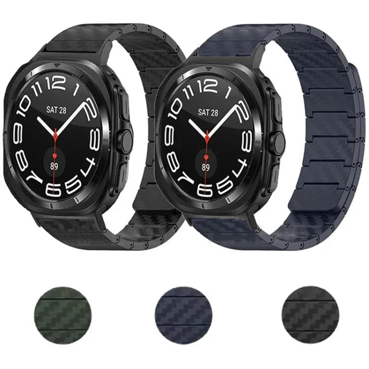 Dây Đồng Hồ Vòng Từ Sợi Carbon, Dành Cho Samsung Galaxy Watch Ultra 47mm / Ultra 2025, Dành Cho Samsung Galaxy Watch8 / Watch8 Classic