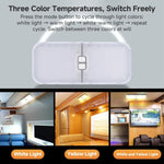 12-30V RV Light 3-Color Temperature Rotary Button Dimming Roof Light, FC03