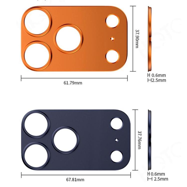 Vòng bảo vệ ống kính camera rỗng hợp kim titan XDcase, dành cho iPhone 17 Pro Max, iPhone 17 Pro
