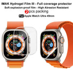 2 miếng phim bảo vệ hydrogel màn hình cong imak, Dành cho Apple Watch Ultra 1/2/3 49mm