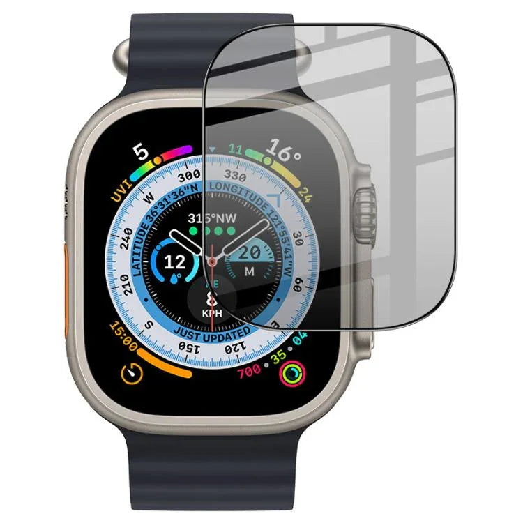 Phim bảo vệ kính cường lực riêng tư HD toàn màn hình imak, Dành cho Apple Watch Ultra 1/2/3 49mm