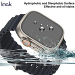 Phim bảo vệ kính cường lực riêng tư HD toàn màn hình imak, Dành cho Apple Watch Ultra 1/2/3 49mm