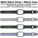 Ốp lưng tích hợp và phim với dây silicone imak, Dành cho Apple Watch SE 1/2/3/Series 4/5/6 44mm, Dành cho Apple Watch SE 1/2/3/Series 4/5/6 40mm