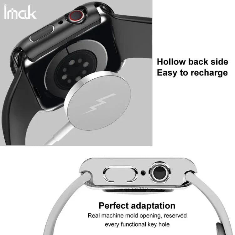 Ốp lưng tích hợp và phim với dây silicone imak, Dành cho Apple Watch SE 1/2/3/Series 4/5/6 44mm, Dành cho Apple Watch SE 1/2/3/Series 4/5/6 40mm
