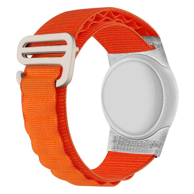 Ốp bảo vệ chống mất kiểu dây đeo nylon vòng khóa bạc xDfind, dành cho AirTag thế hệ 2 / AirTag thế hệ 1